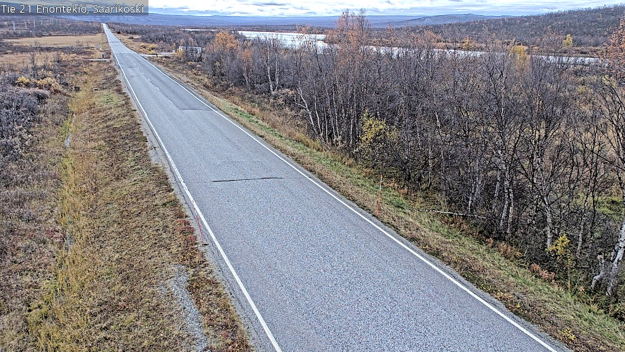 Weather Camera Image Road 21 Enontekiö, Saarikoski, Enontekiö, Lappi