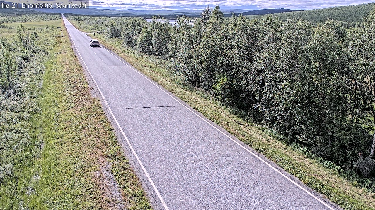 Weather Camera Image Road 21 Enontekiö, Saarikoski, Enontekiö, Lappi