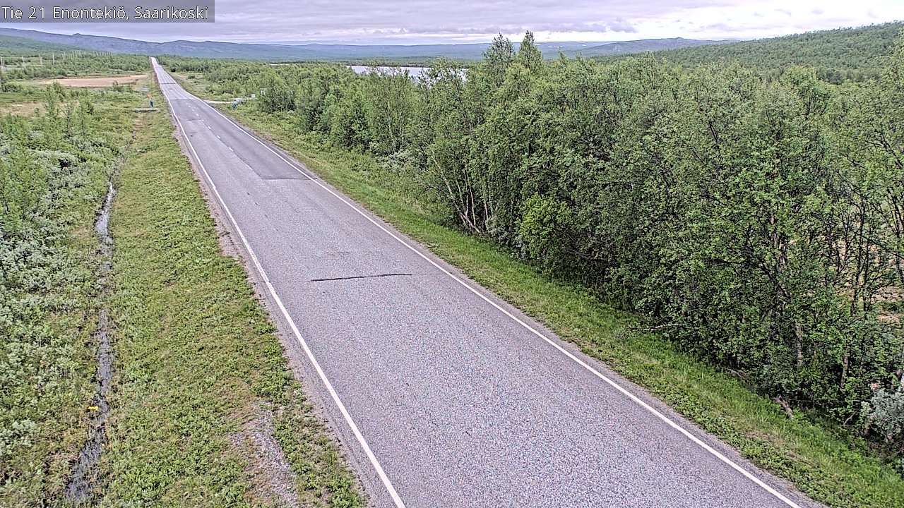 Kelikamerat Kuva Tie 21 Enontekiö, Saarikoski, Enontekiö, Lappi