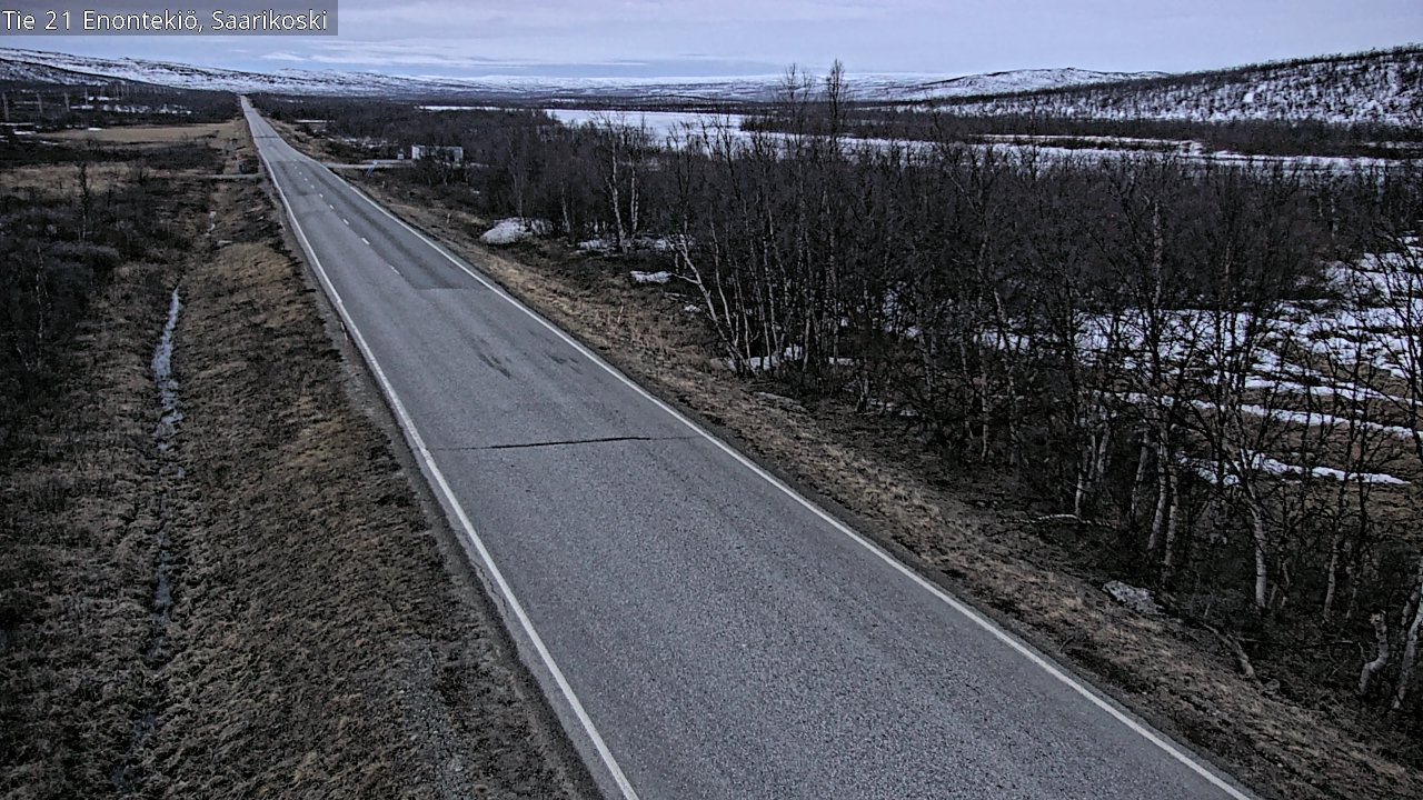 Kelikamerat Kuva Tie 21 Enontekiö, Saarikoski, Enontekiö, Lappi