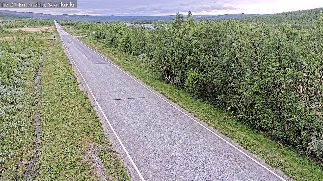 Kelikamerat Kuva Tie 21 Enontekiö, Saarikoski, Enontekiö, Lappi