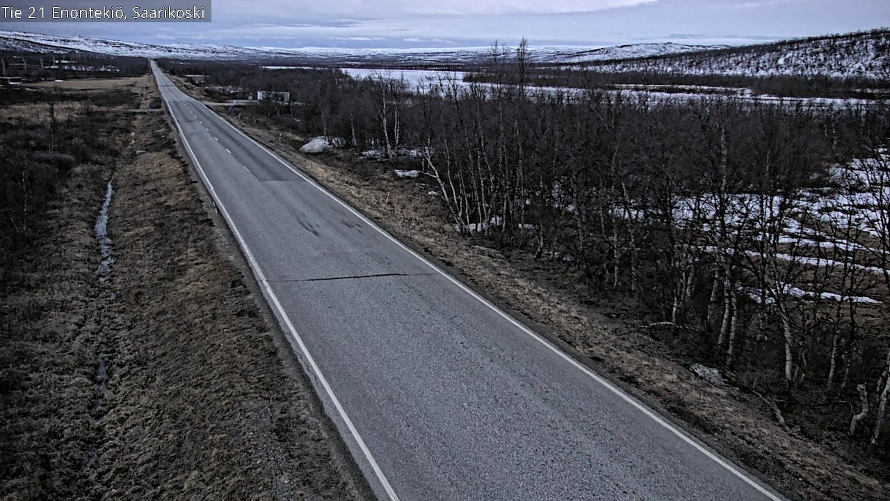 Kelikamerat Kuva Tie 21 Enontekiö, Saarikoski, Enontekiö, Lappi