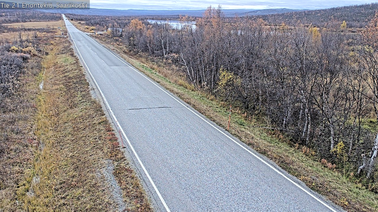Weather Camera Image Road 21 Enontekiö, Saarikoski, Enontekiö, Lappi