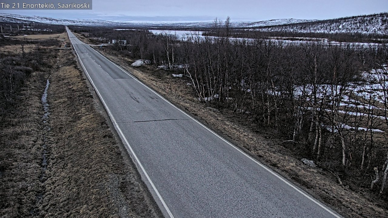 Kelikamerat Kuva Tie 21 Enontekiö, Saarikoski, Enontekiö, Lappi