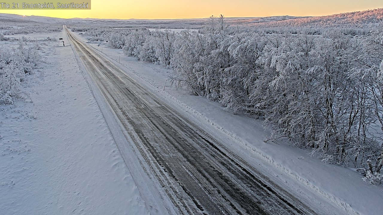Kelikamerat Kuva Tie 21 Enontekiö, Saarikoski, Enontekiö, Lappi