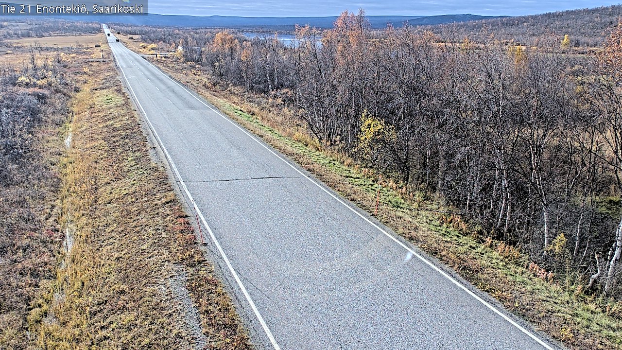 Weather Camera Image Road 21 Enontekiö, Saarikoski, Enontekiö, Lappi