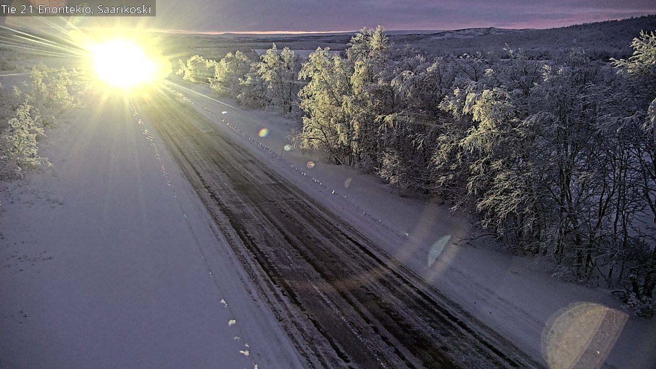 Kelikamerat Kuva Tie 21 Enontekiö, Saarikoski, Enontekiö, Lappi