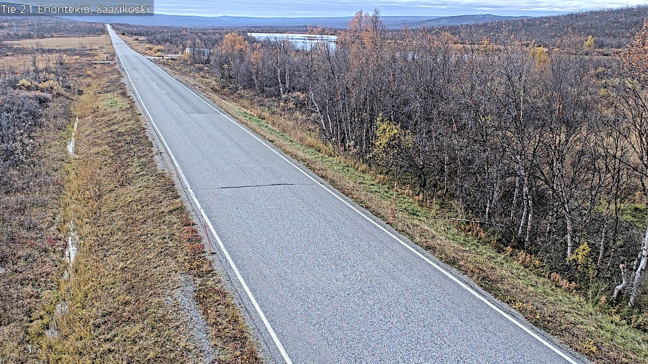 Weather Camera Image Road 21 Enontekiö, Saarikoski, Enontekiö, Lappi
