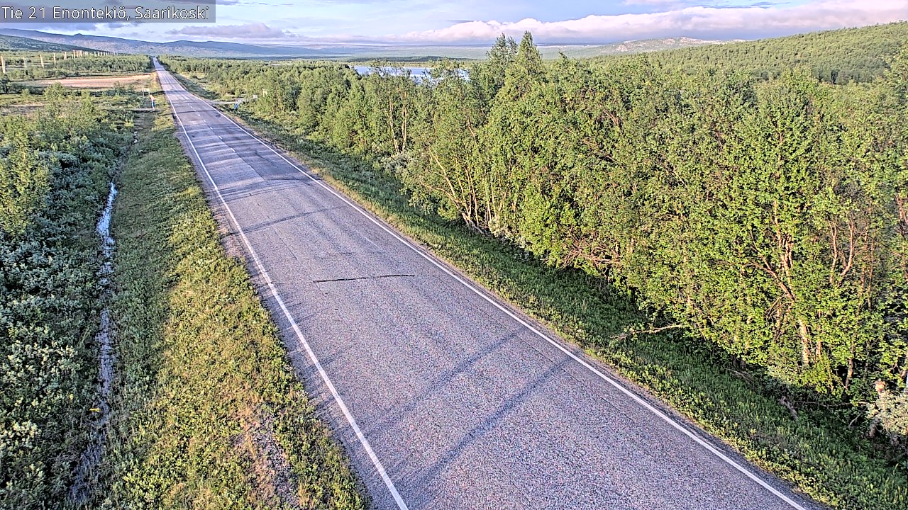 Kelikamerat Kuva Tie 21 Enontekiö, Saarikoski, Enontekiö, Lappi