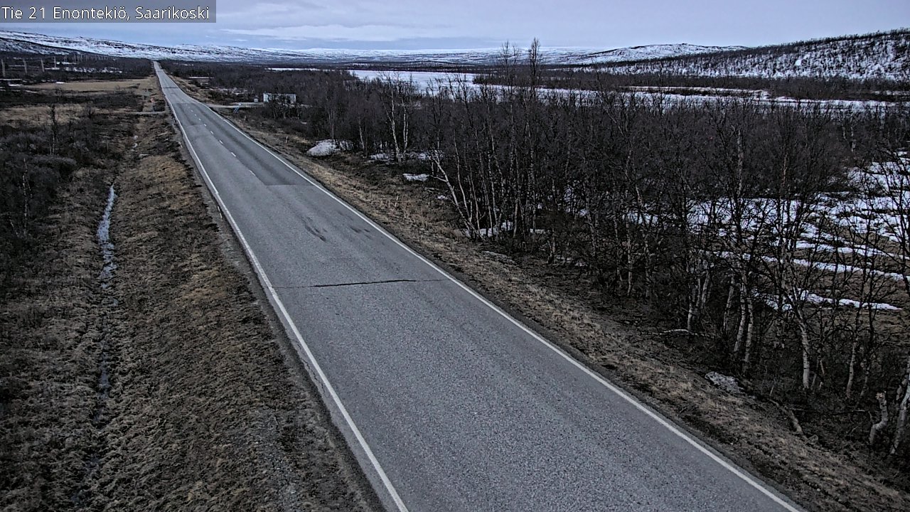 Kelikamerat Kuva Tie 21 Enontekiö, Saarikoski, Enontekiö, Lappi