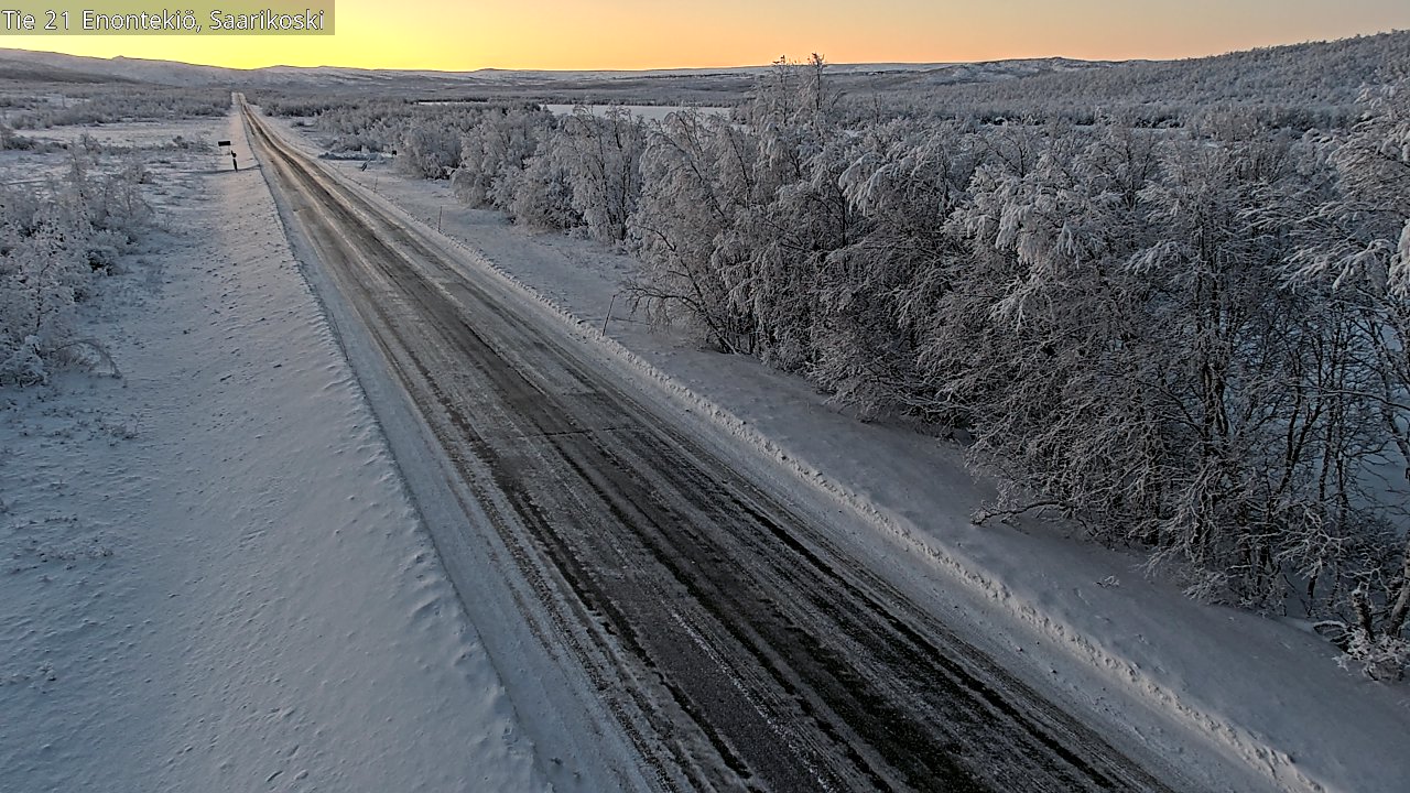 Kelikamerat Kuva Tie 21 Enontekiö, Saarikoski, Enontekiö, Lappi
