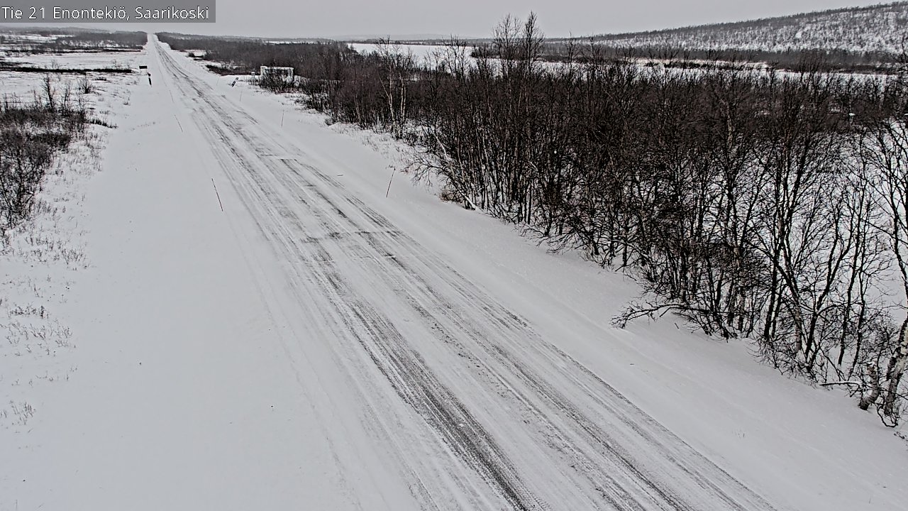 Kelikamerat Kuva Tie 21 Enontekiö, Saarikoski, Enontekiö, Lappi