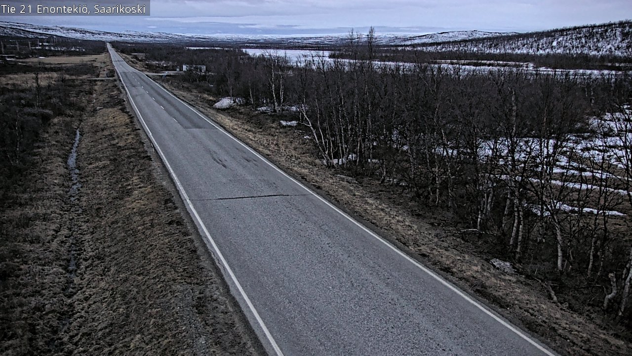 Kelikamerat Kuva Tie 21 Enontekiö, Saarikoski, Enontekiö, Lappi