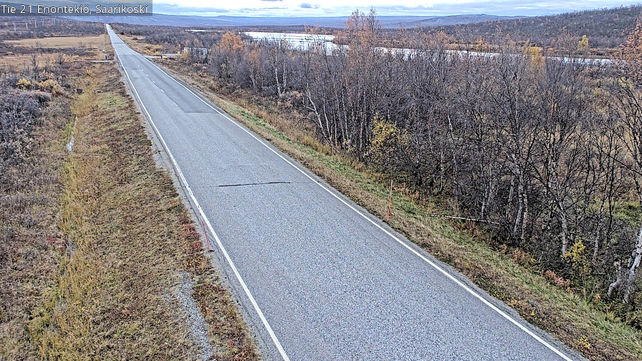 Weather Camera Image Road 21 Enontekiö, Saarikoski, Enontekiö, Lappi