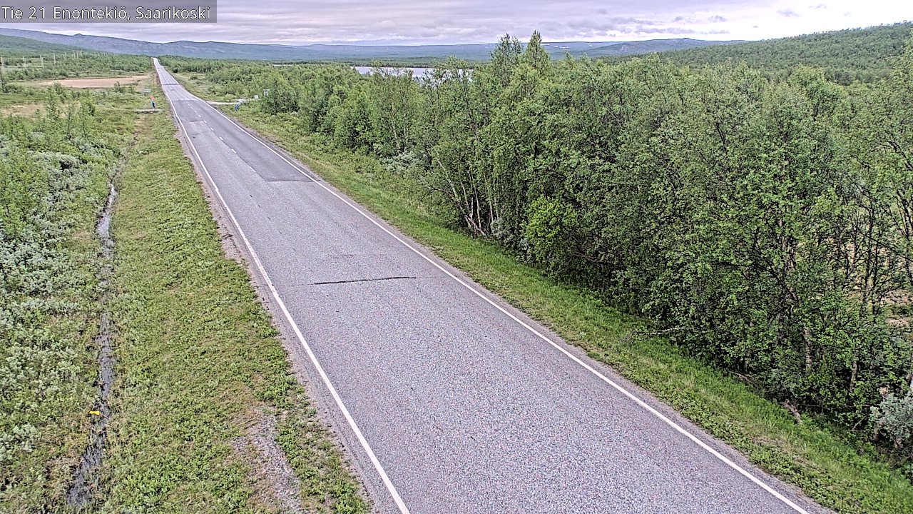 Kelikamerat Kuva Tie 21 Enontekiö, Saarikoski, Enontekiö, Lappi