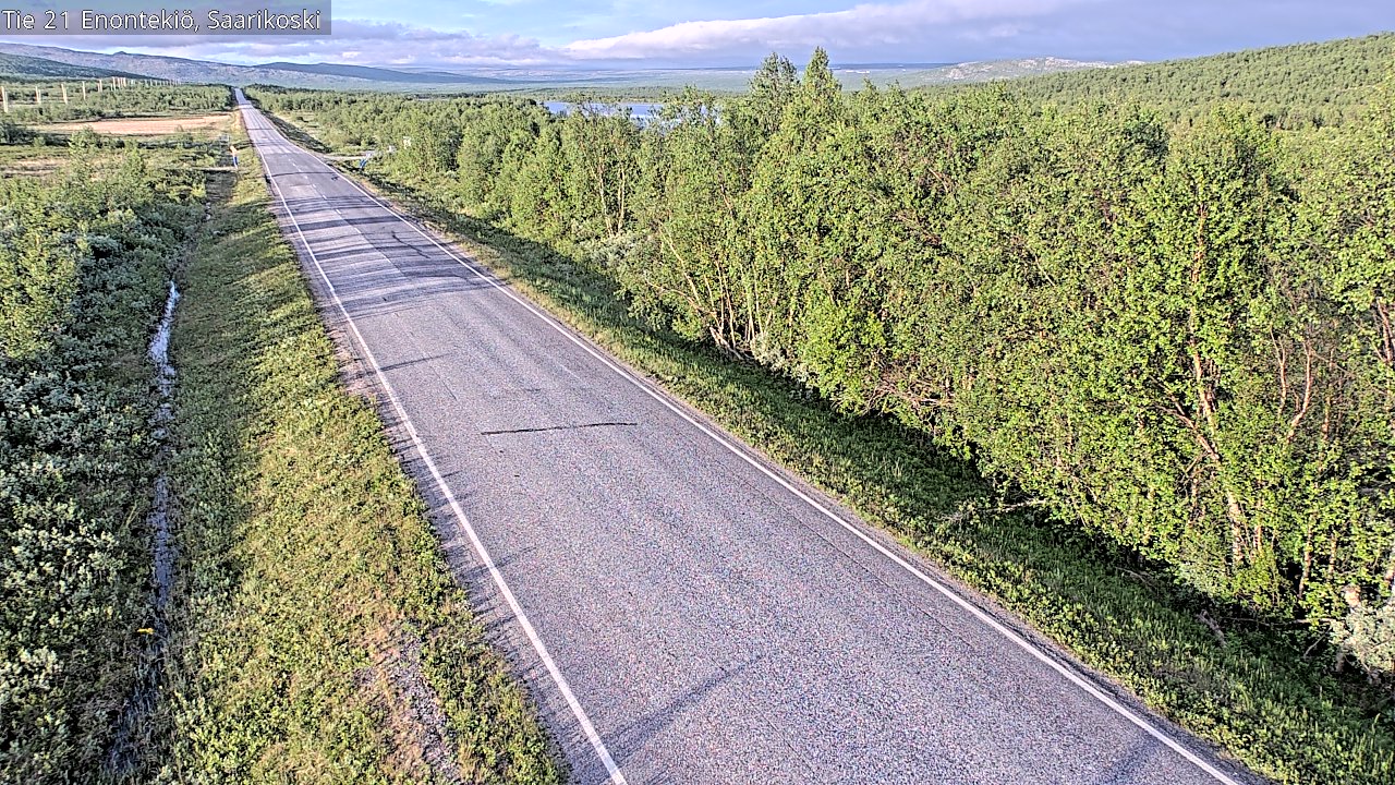 Kelikamerat Kuva Tie 21 Enontekiö, Saarikoski, Enontekiö, Lappi
