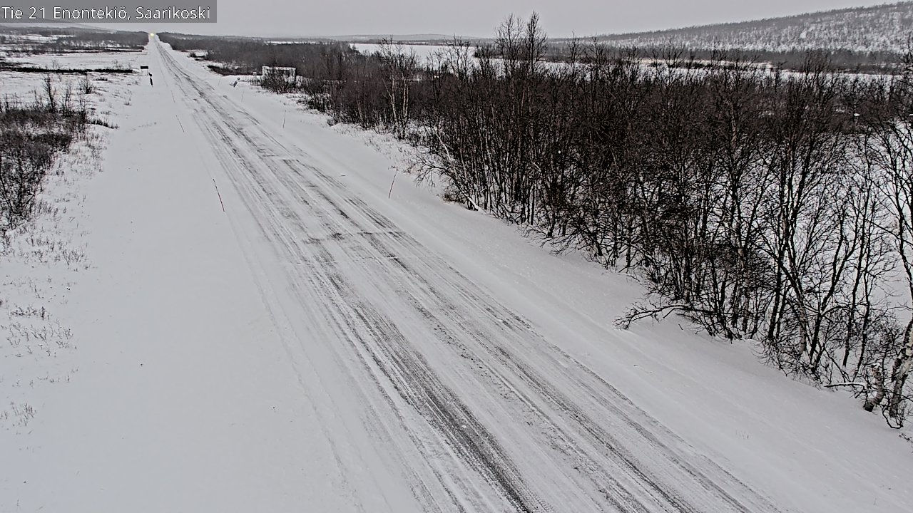 Kelikamerat Kuva Tie 21 Enontekiö, Saarikoski, Enontekiö, Lappi