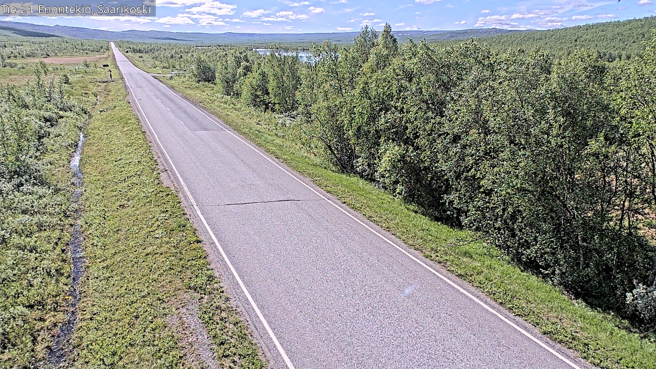 Kelikamerat Kuva Tie 21 Enontekiö, Saarikoski, Enontekiö, Lappi