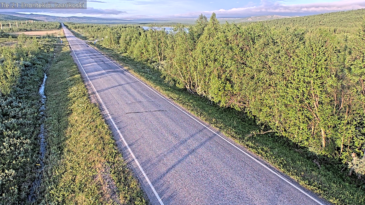 Kelikamerat Kuva Tie 21 Enontekiö, Saarikoski, Enontekiö, Lappi