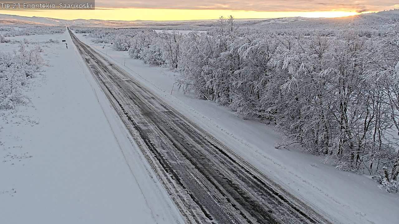 Kelikamerat Kuva Tie 21 Enontekiö, Saarikoski, Enontekiö, Lappi