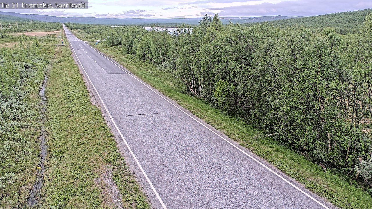 Kelikamerat Kuva Tie 21 Enontekiö, Saarikoski, Enontekiö, Lappi