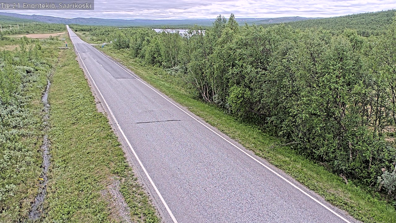 Kelikamerat Kuva Tie 21 Enontekiö, Saarikoski, Enontekiö, Lappi