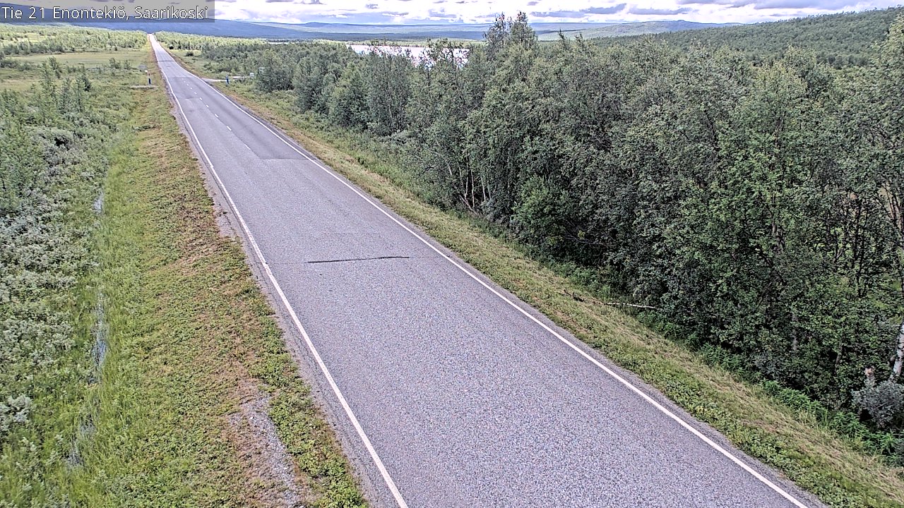 Weather Camera Image Road 21 Enontekiö, Saarikoski, Enontekiö, Lappi