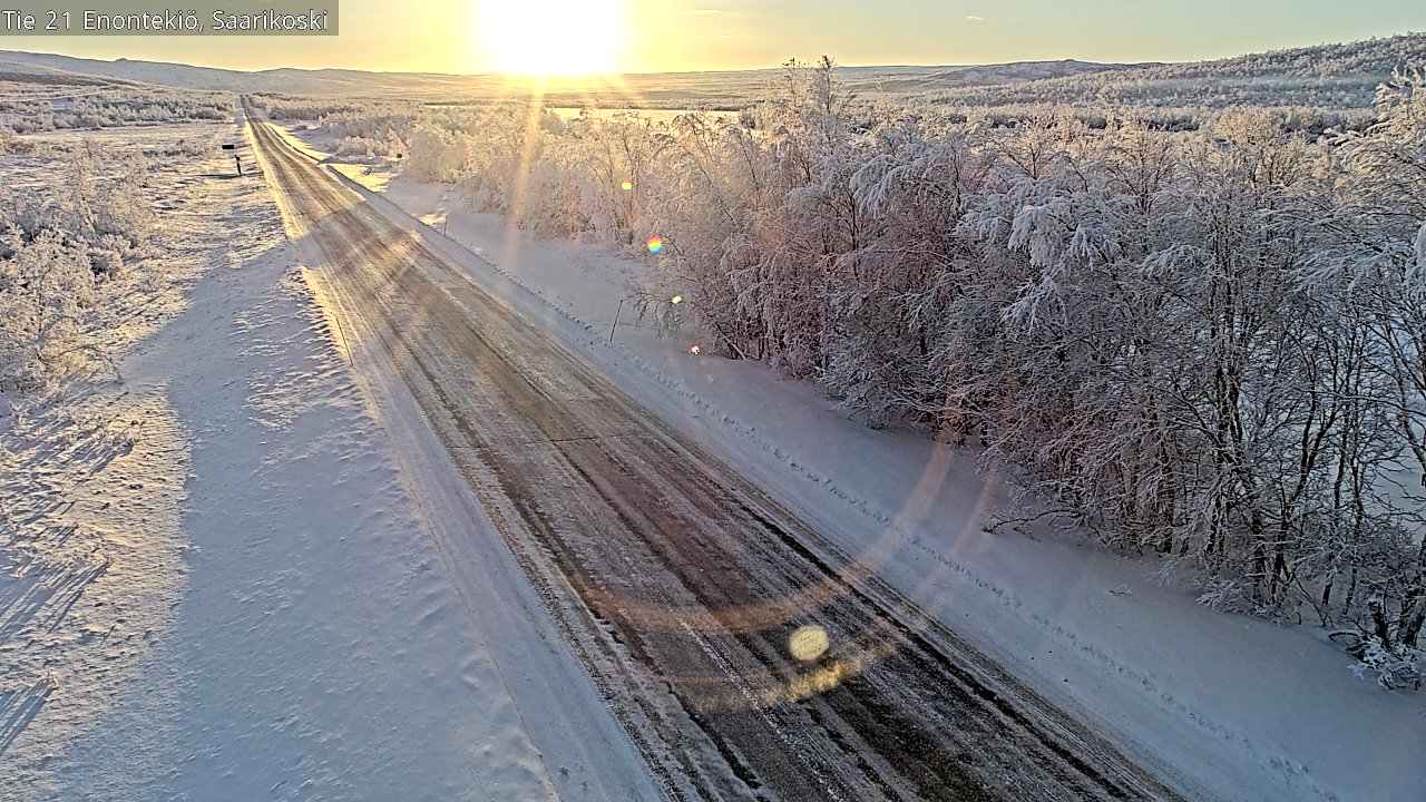 Kelikamerat Kuva Tie 21 Enontekiö, Saarikoski, Enontekiö, Lappi