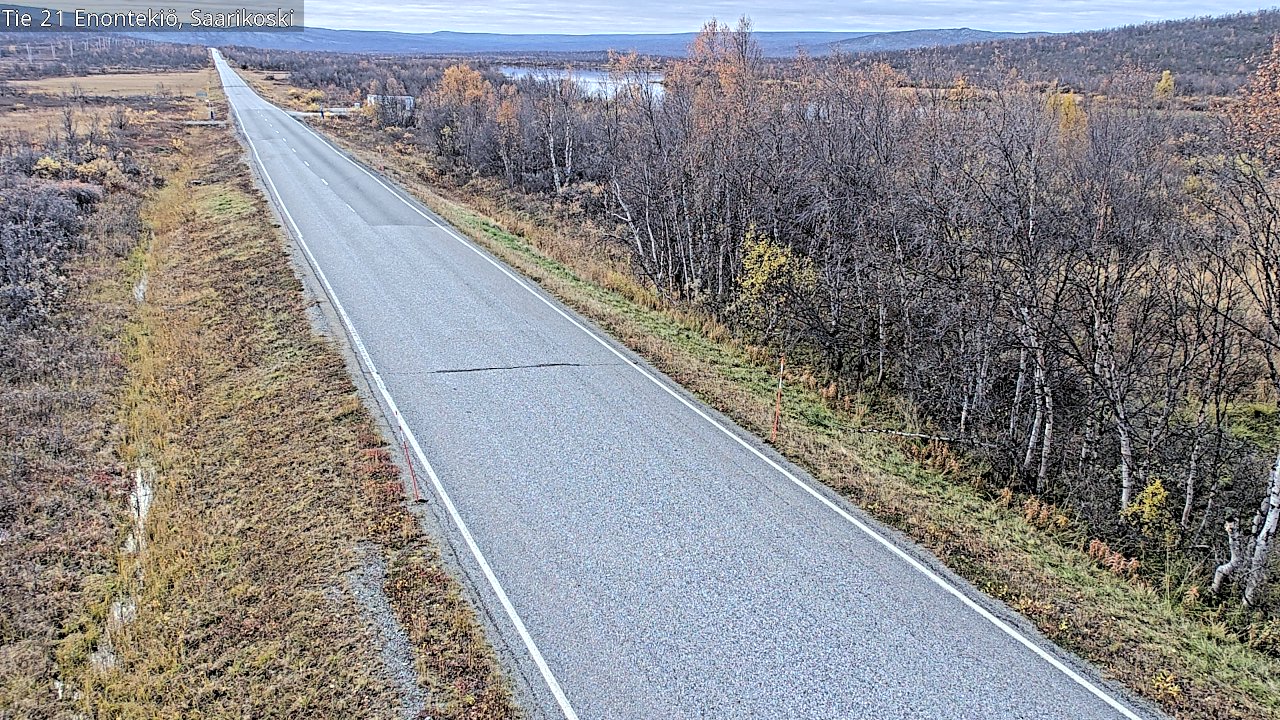 Weather Camera Image Road 21 Enontekiö, Saarikoski, Enontekiö, Lappi