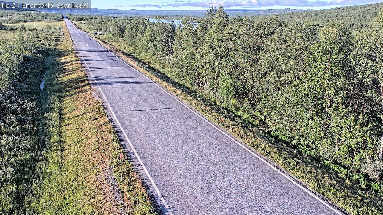 Weather Camera Image Väg 21 Enontekis, Saarikoski, Enontekiö, Lappi