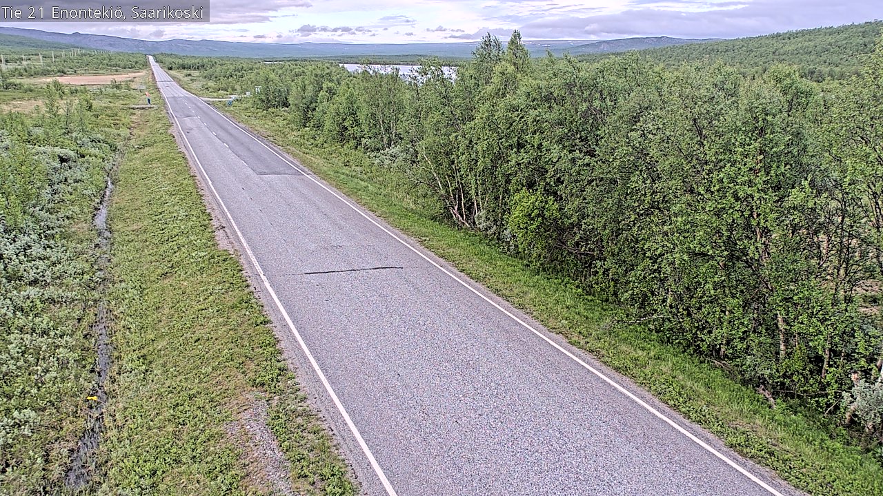 Kelikamerat Kuva Tie 21 Enontekiö, Saarikoski, Enontekiö, Lappi