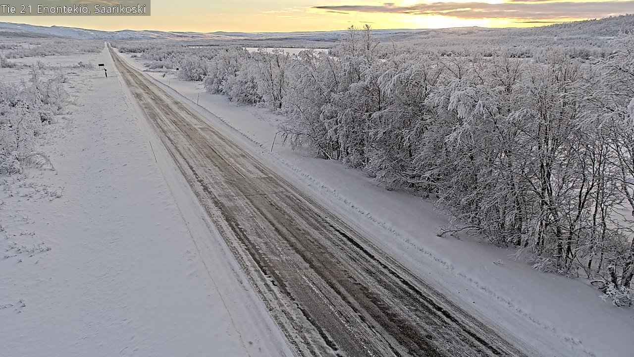 Kelikamerat Kuva Tie 21 Enontekiö, Saarikoski, Enontekiö, Lappi