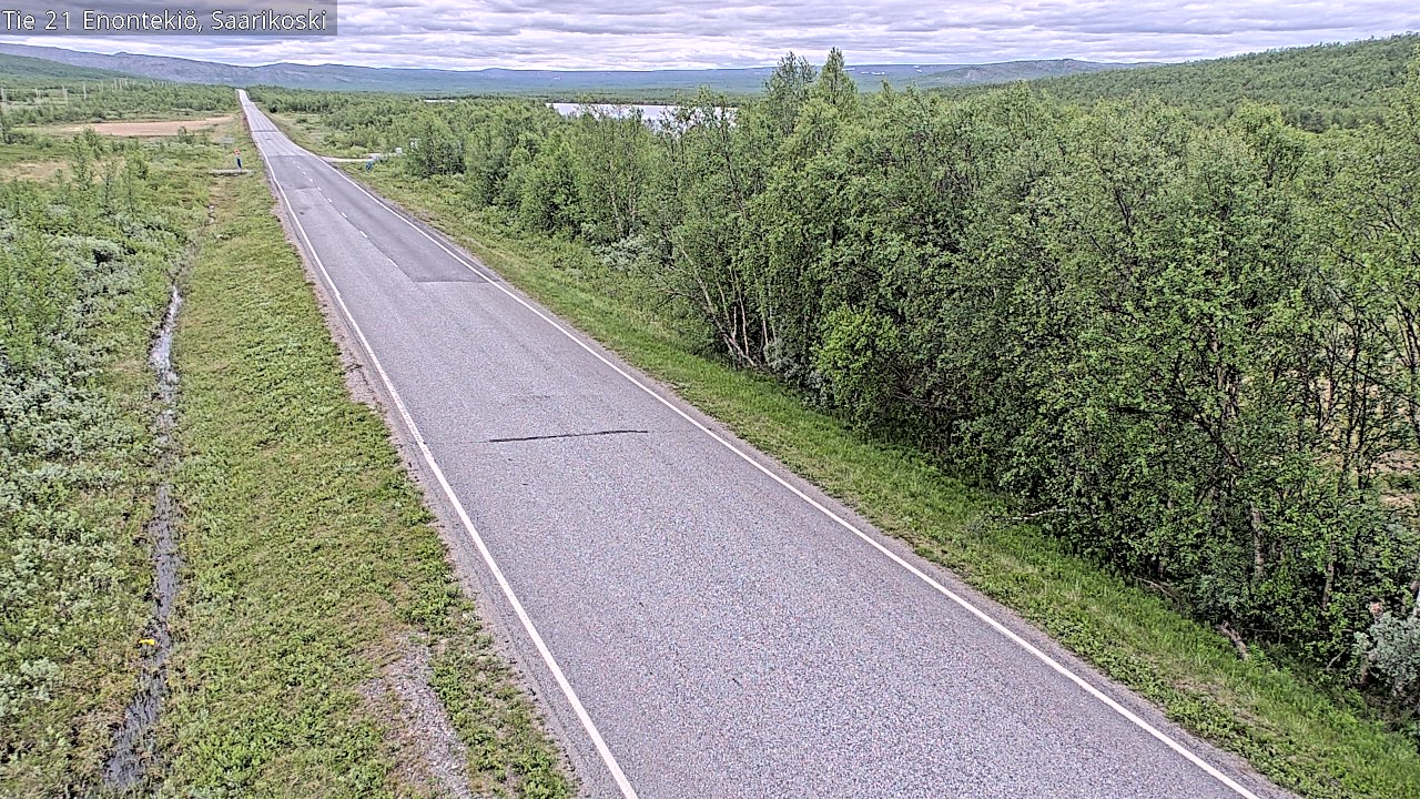 Kelikamerat Kuva Tie 21 Enontekiö, Saarikoski, Enontekiö, Lappi