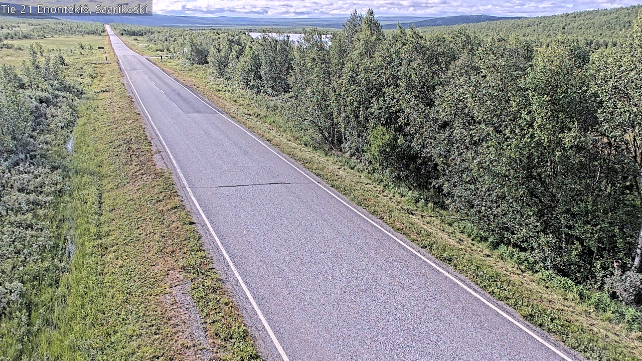 Weather Camera Image Road 21 Enontekiö, Saarikoski, Enontekiö, Lappi