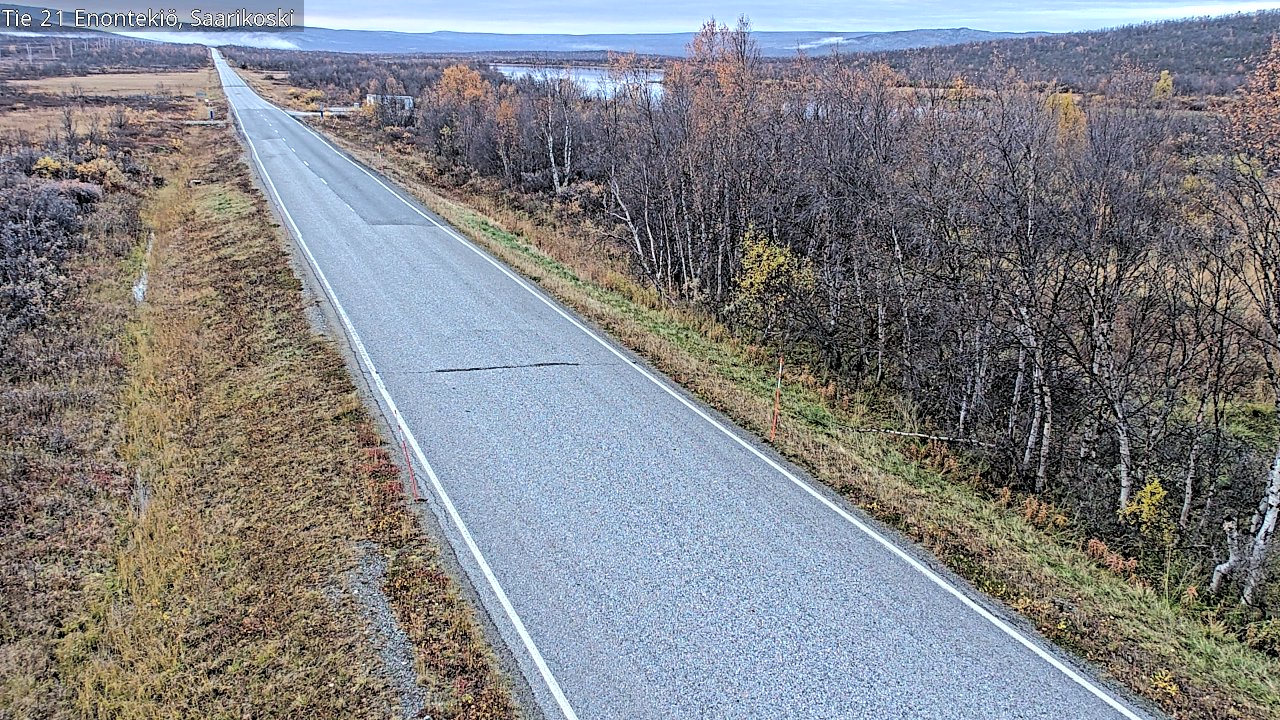 Weather Camera Image Road 21 Enontekiö, Saarikoski, Enontekiö, Lappi