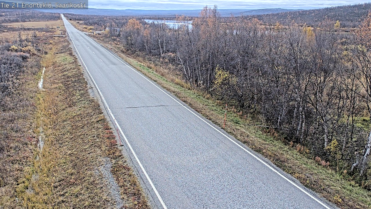 Weather Camera Image Road 21 Enontekiö, Saarikoski, Enontekiö, Lappi