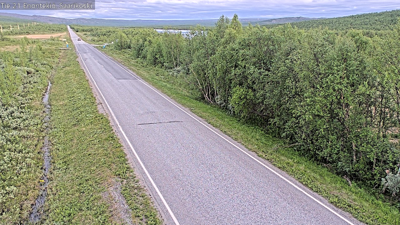 Kelikamerat Kuva Tie 21 Enontekiö, Saarikoski, Enontekiö, Lappi
