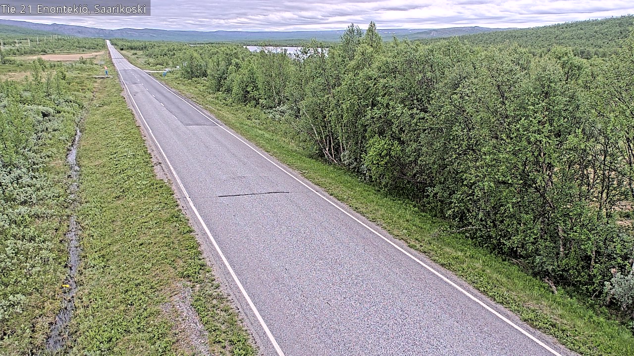 Kelikamerat Kuva Tie 21 Enontekiö, Saarikoski, Enontekiö, Lappi
