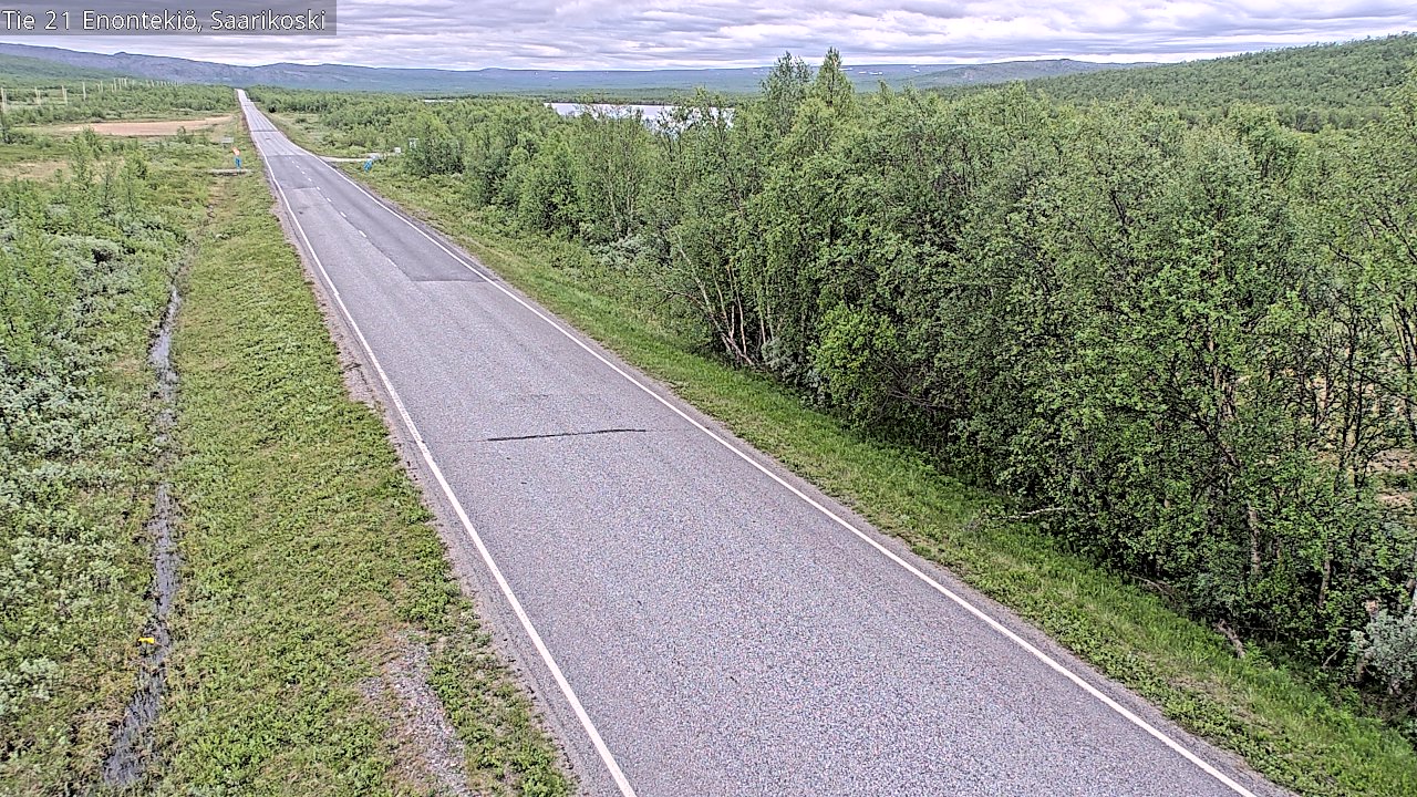 Kelikamerat Kuva Tie 21 Enontekiö, Saarikoski, Enontekiö, Lappi