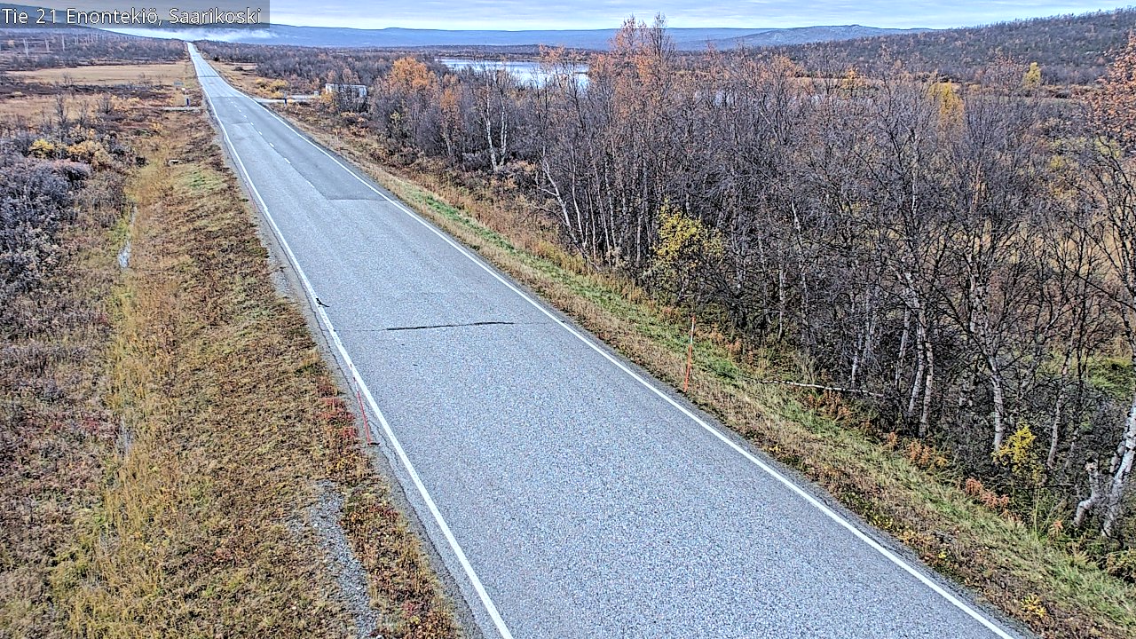 Weather Camera Image Road 21 Enontekiö, Saarikoski, Enontekiö, Lappi