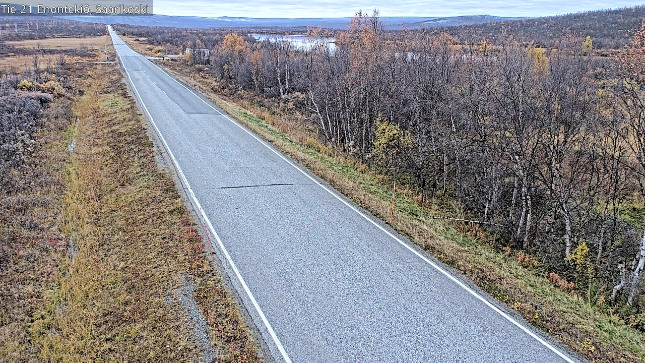 Weather Camera Image Road 21 Enontekiö, Saarikoski, Enontekiö, Lappi