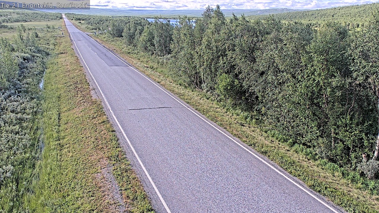 Weather Camera Image Road 21 Enontekiö, Saarikoski, Enontekiö, Lappi