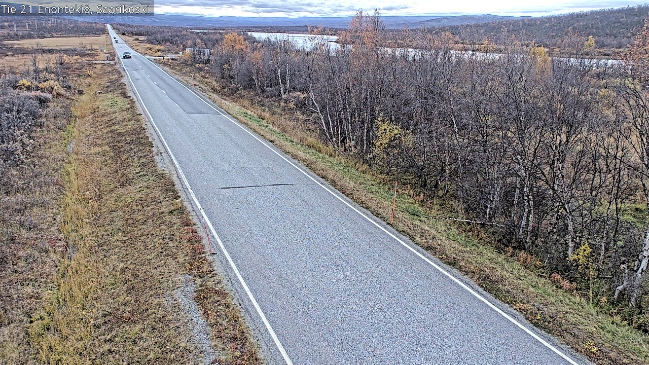 Weather Camera Image Road 21 Enontekiö, Saarikoski, Enontekiö, Lappi