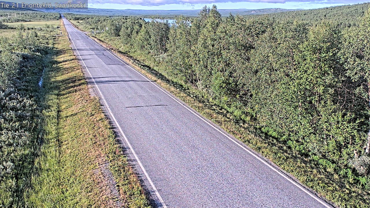 Weather Camera Image Väg 21 Enontekis, Saarikoski, Enontekiö, Lappi