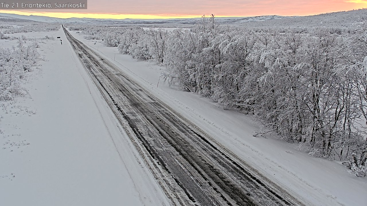 Kelikamerat Kuva Tie 21 Enontekiö, Saarikoski, Enontekiö, Lappi