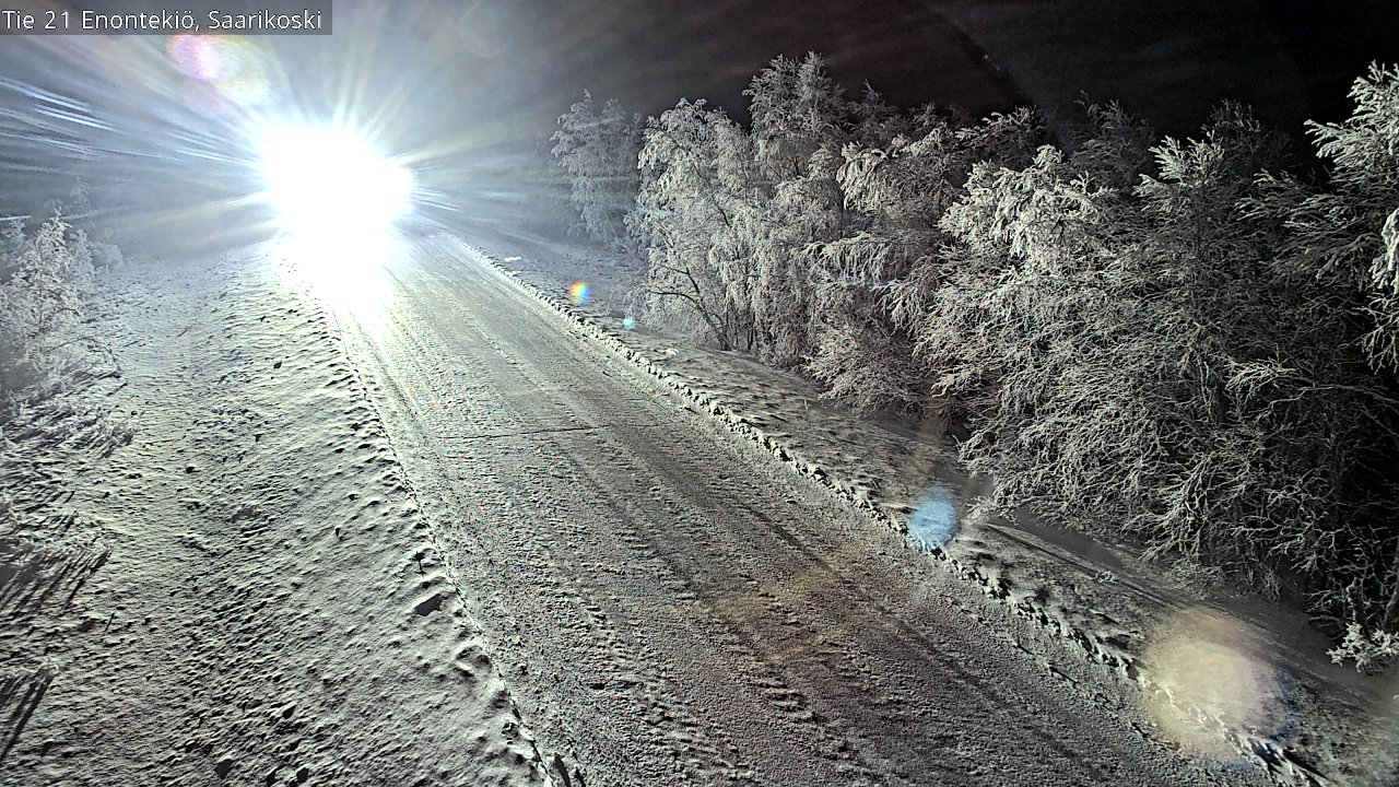 Kelikamerat Kuva Tie 21 Enontekiö, Saarikoski, Enontekiö, Lappi