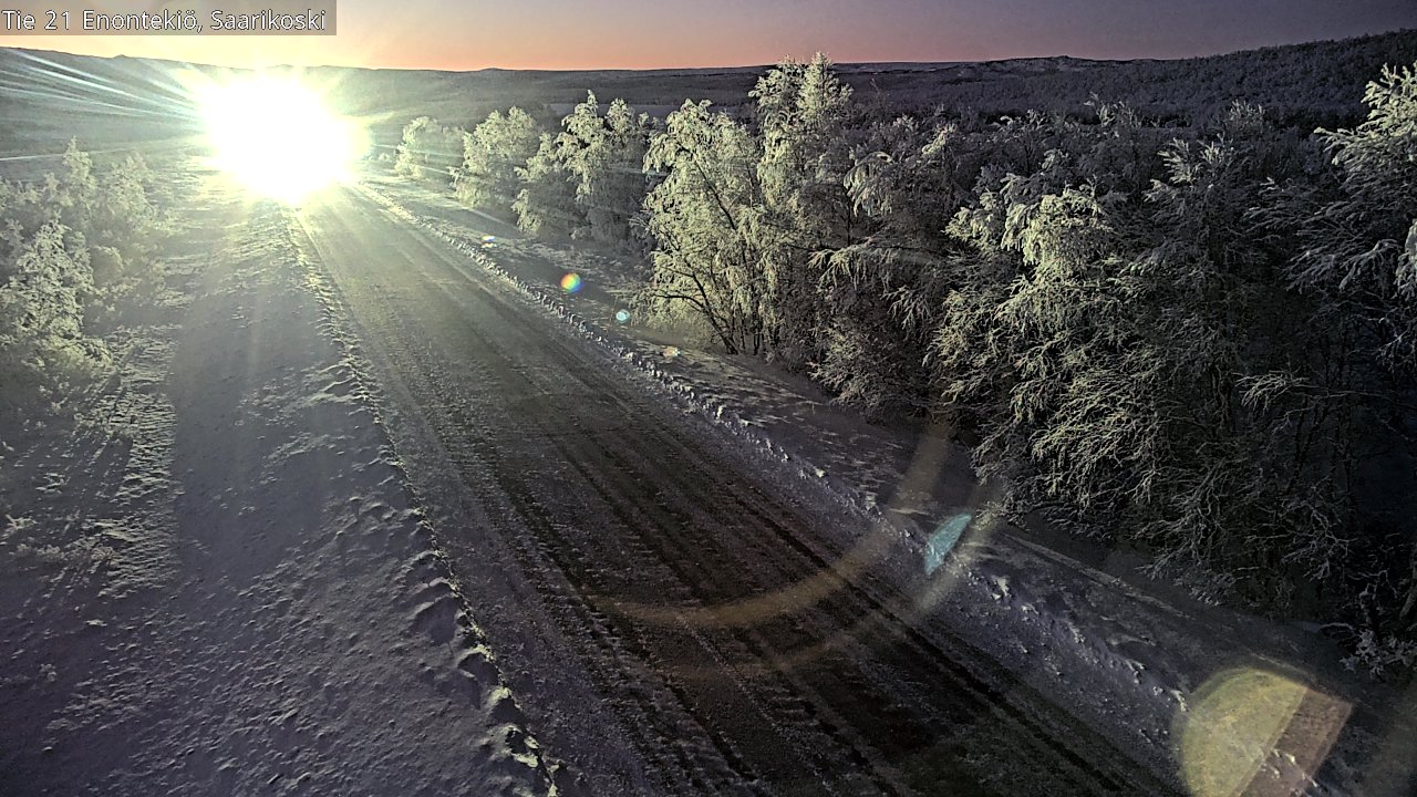 Kelikamerat Kuva Tie 21 Enontekiö, Saarikoski, Enontekiö, Lappi
