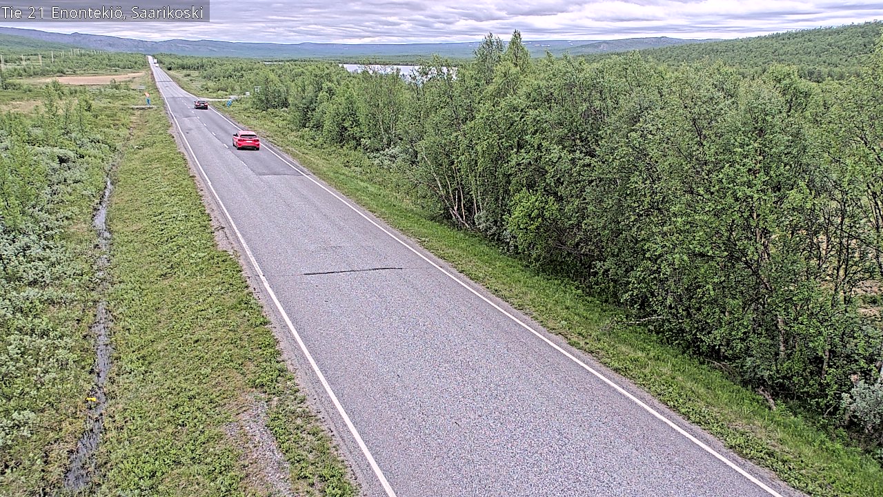 Kelikamerat Kuva Tie 21 Enontekiö, Saarikoski, Enontekiö, Lappi