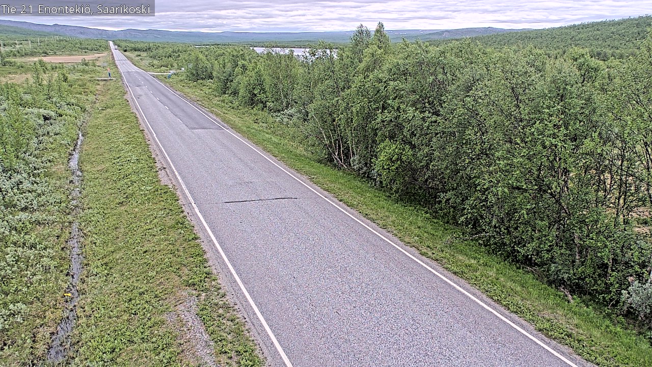 Kelikamerat Kuva Tie 21 Enontekiö, Saarikoski, Enontekiö, Lappi