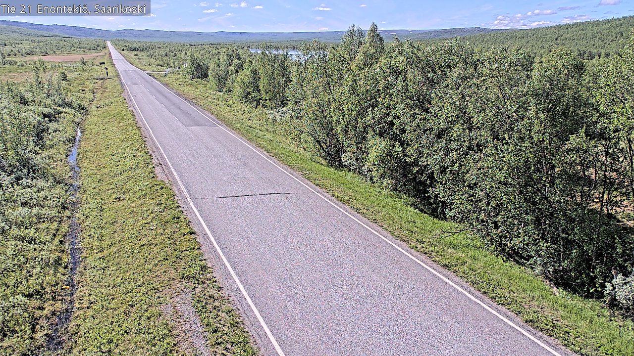 Kelikamerat Kuva Tie 21 Enontekiö, Saarikoski, Enontekiö, Lappi